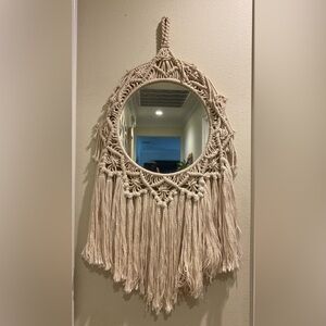 Opalhouse macrame mirror